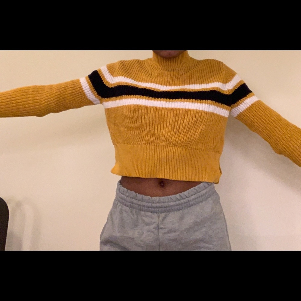 pacsun lottie moss yellow sweater